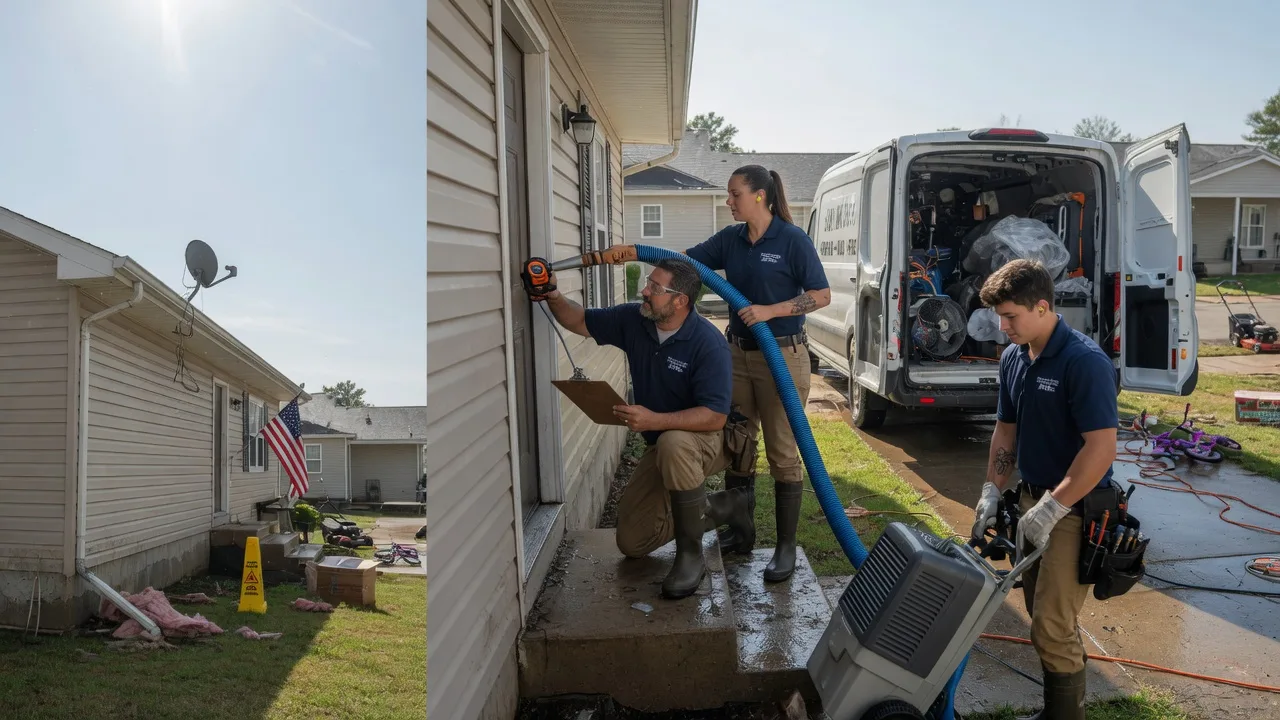 Ceiling Water Damage Restoration in Sardinia, OH near me